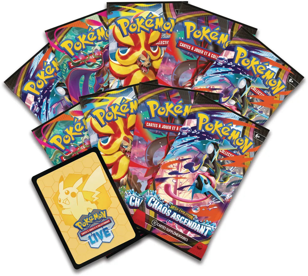 Coffret Dresseur d'Élite (ETB) ME04 Chaos Ascendant FR - Pokémon JCC - Méga Évolution