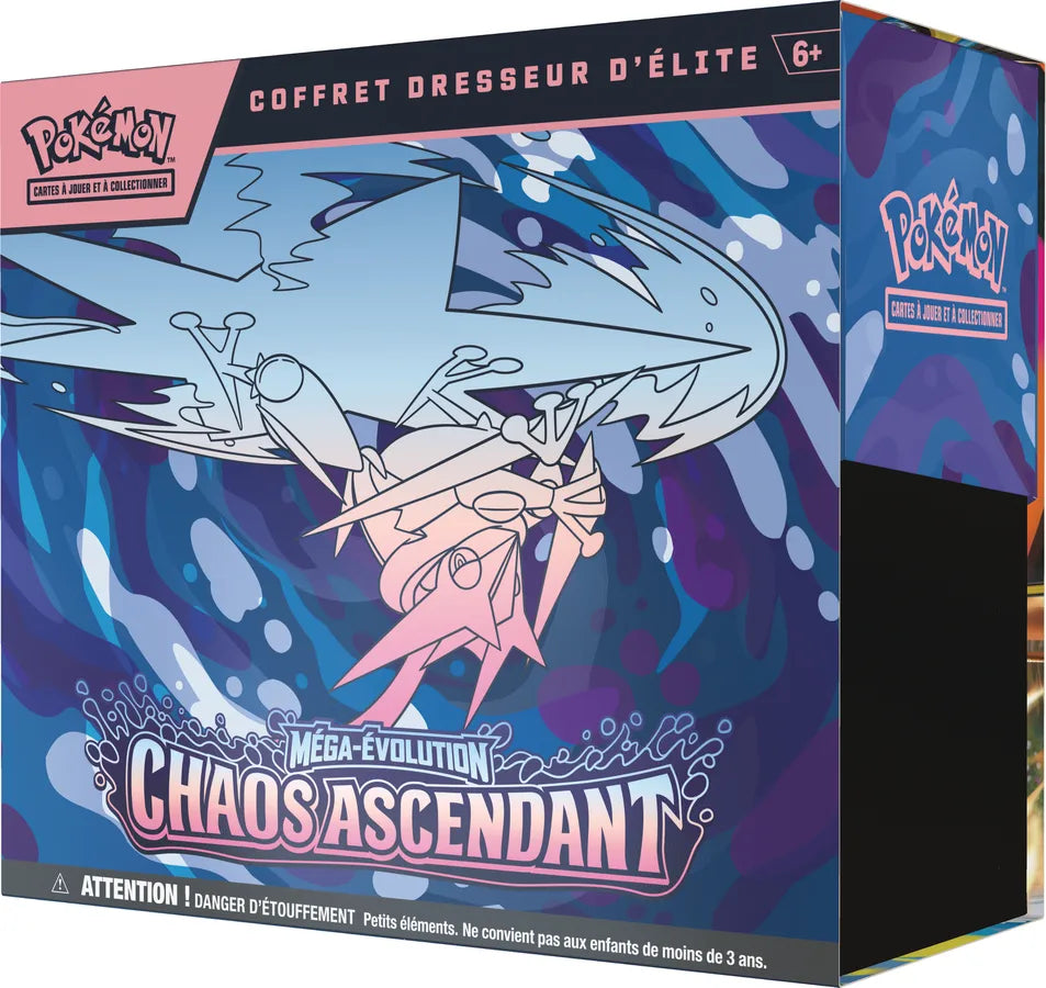 Coffret Dresseur d'Élite (ETB) ME04 Chaos Ascendant FR - Pokémon JCC - Méga Évolution