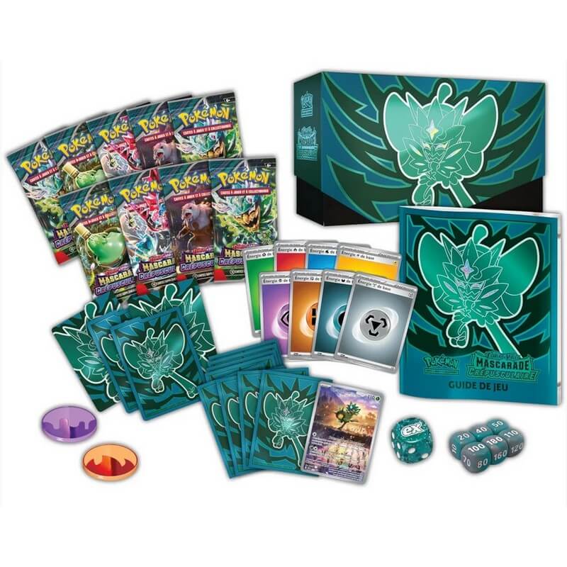 Etb Coffret dresseur d'elite Mascarade Crépusculaire EV06 - Pokémon JCC - Ecarlate et Violet