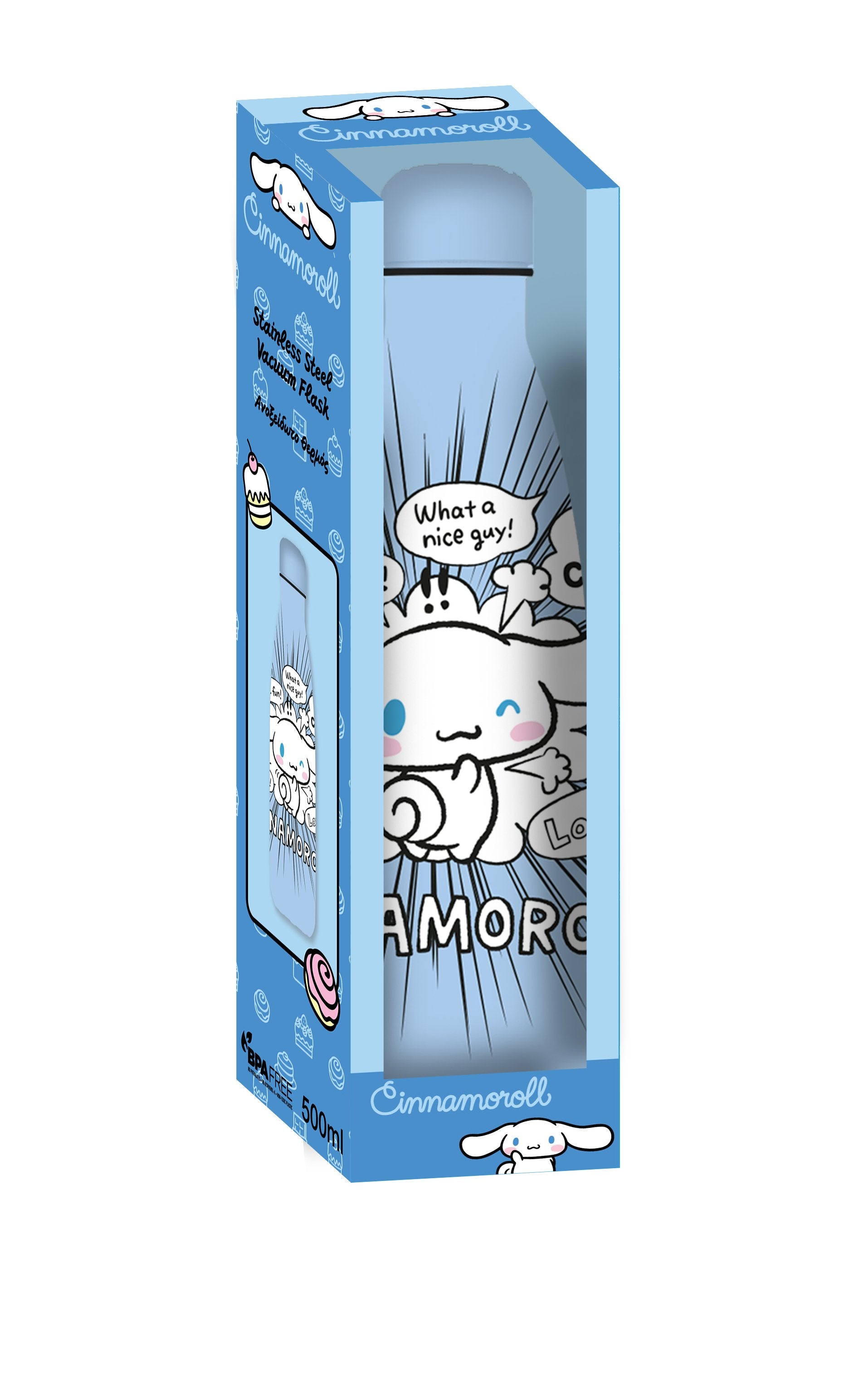 Bouteille en Acier Inoxydable Cinnamoroll (500ml) - Hello Kitty & Friends (Sanrio)