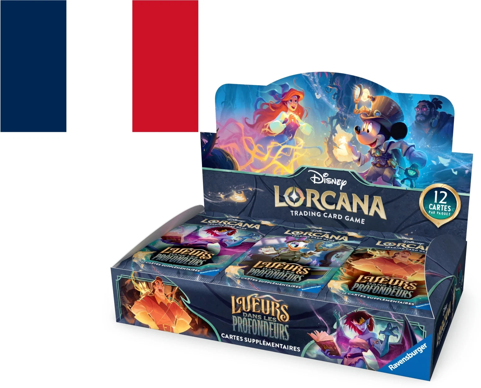 Display Lorcana Chapitre 10 Lueurs dans les Profondeurs (24 Boosters) - Disney TCG