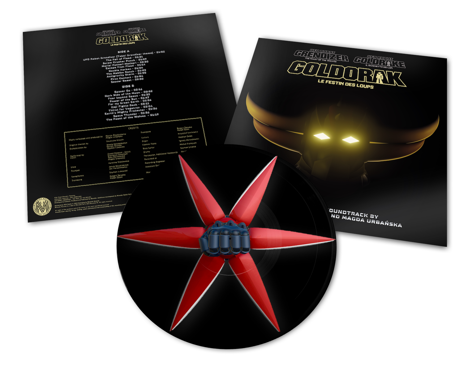 Vinyle Music Original Game Soundtrack Édition limitée - Goldorak