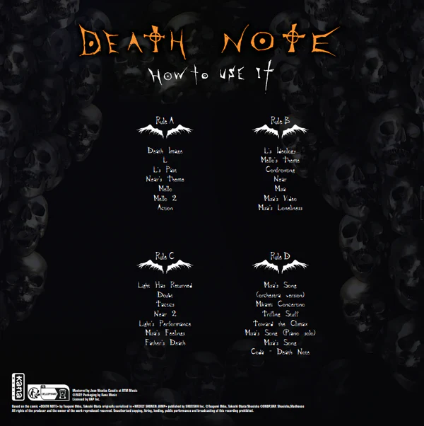 Vinyle Music Original Soundtrack Vol. 3 - Death Note