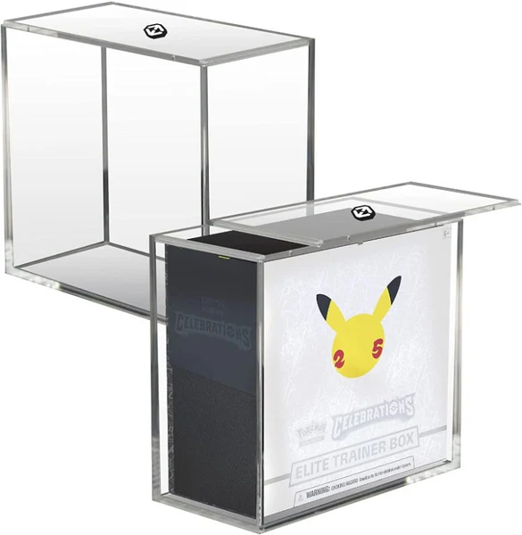 Protection Coffret Dresseur d'Elite (ETB Elite trainer box) avec couvercle coulissant anti-UV 4.0MM Mix Card - Evoretro