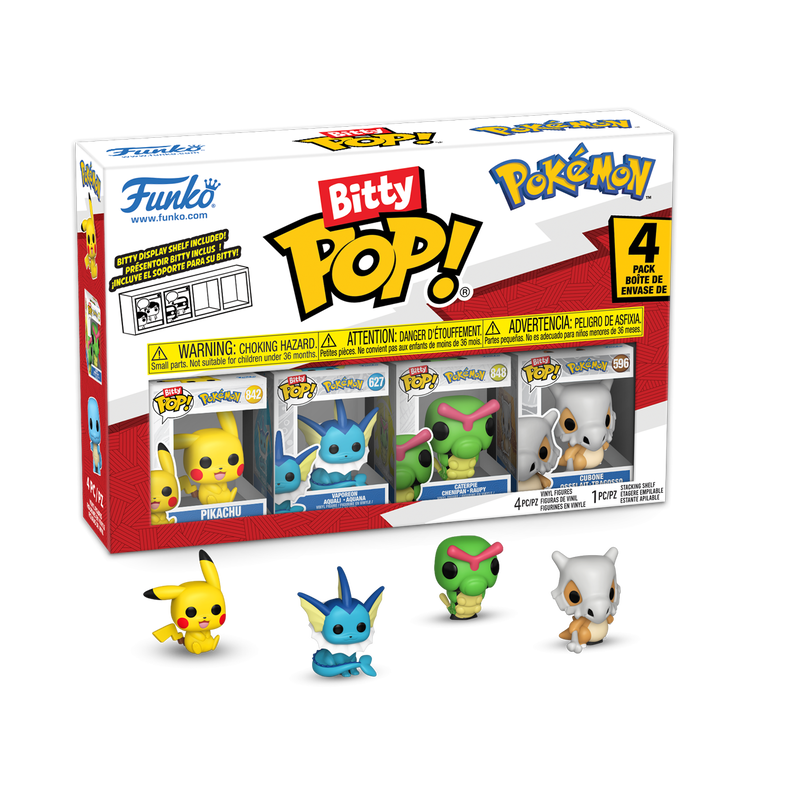 Pack collection Figurines Bitty Pop Series 1,2,3 et 4 - Pokémon - Funko POP!
