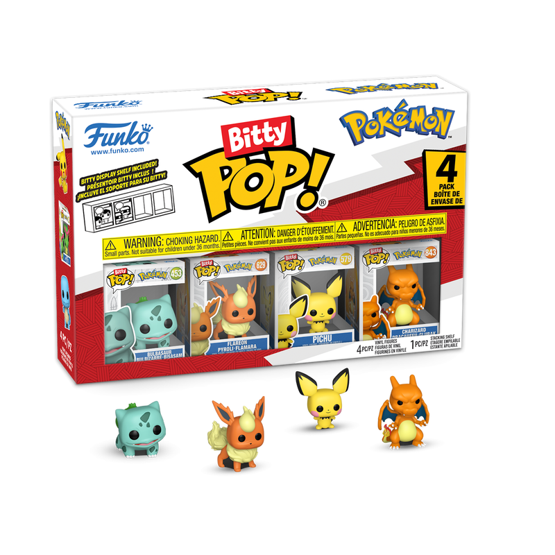 Pack collection Figurines Bitty Pop Series 1,2,3 et 4 - Pokémon - Funko POP!