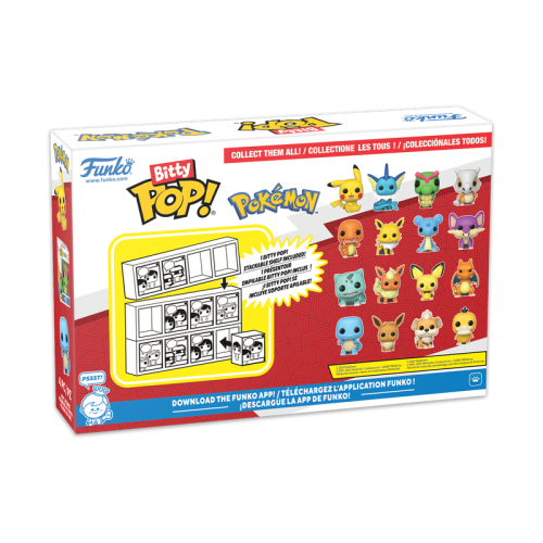 Pack collection Figurines Bitty Pop Series 1,2,3 et 4 - Pokémon - Funko POP!