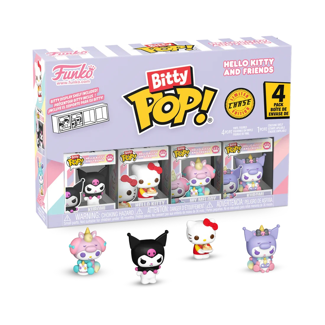 Pack collection Figurines Bitty Pop Series 1,2,3 et 4 - Sanrio Hello Kitty & Friends - Funko POP!