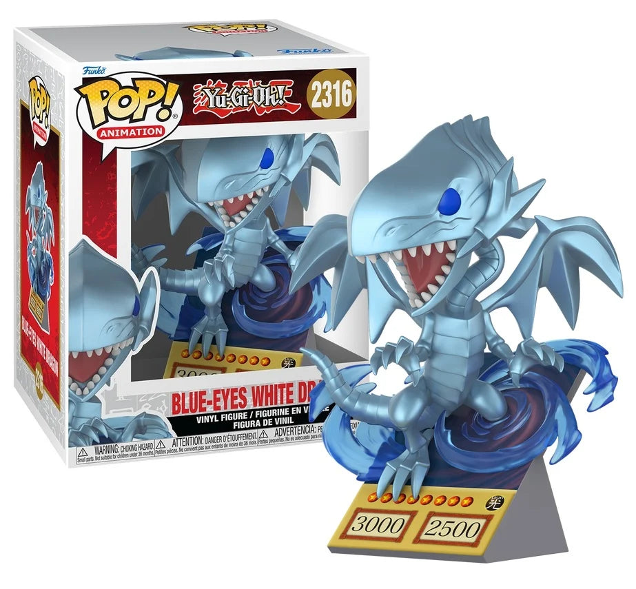 Pop Dragon Blanc aux yeux bleus (Carte) (2316) - Yu-Gi-Oh - Funko POP! Premium