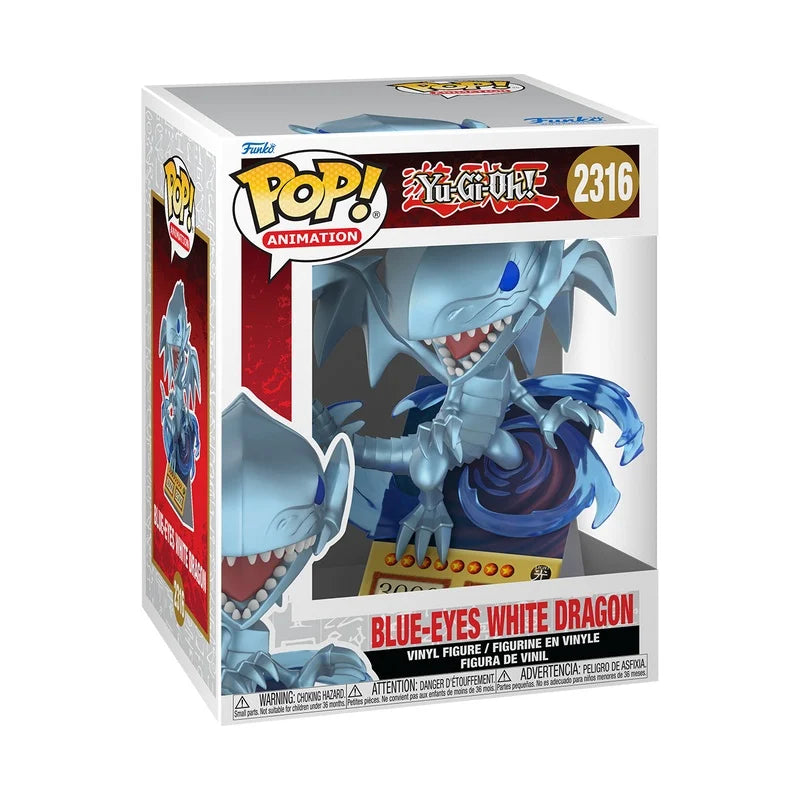 Pop Dragon Blanc aux yeux bleus (Carte) (2316) - Yu-Gi-Oh - Funko POP! Premium