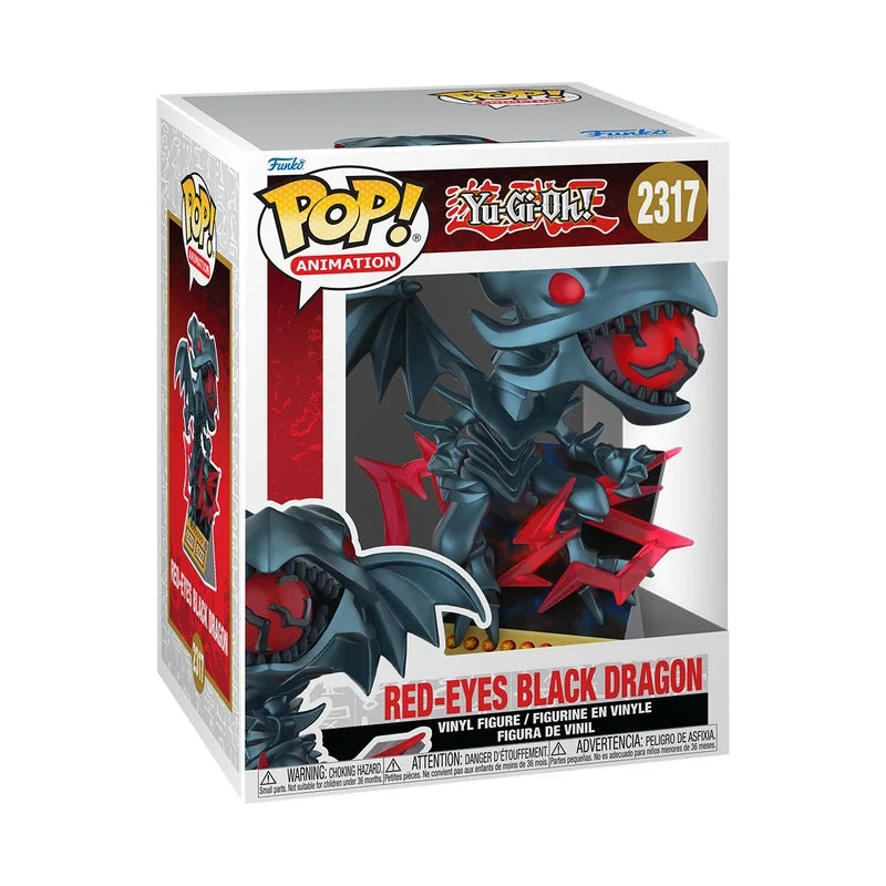 Pop Dragon noir aux yeux rouges (Carte) (2317) - Yu-Gi-Oh - Funko POP! Premium