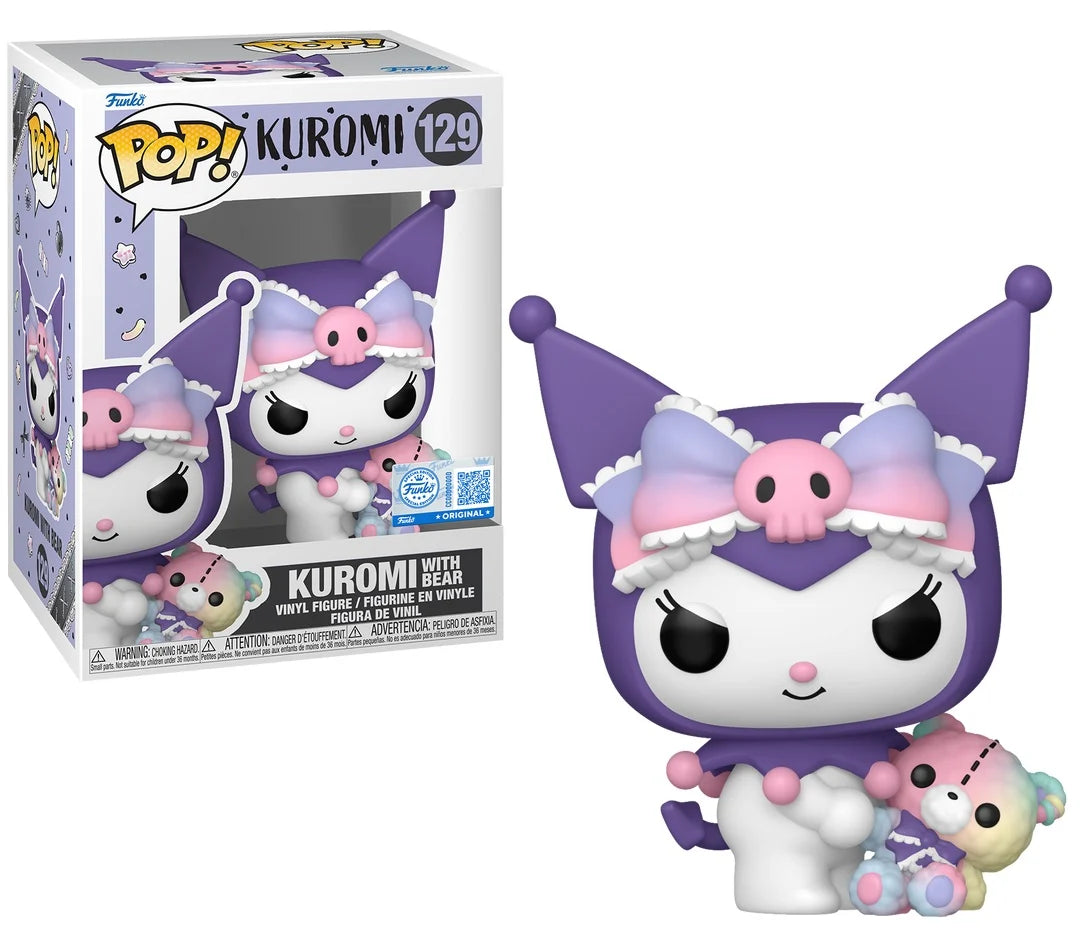 Pop Kuromi avec ours (129) - Hello Kitty & Friends (Sanrio) - Funko POP!