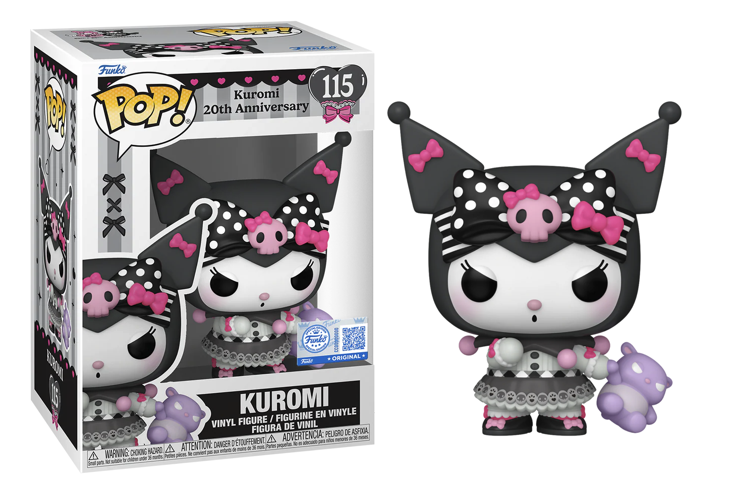Pop Kuromi avec Jouet (115) - Hello Kity & Friends (Sanrio) - Funko POP!