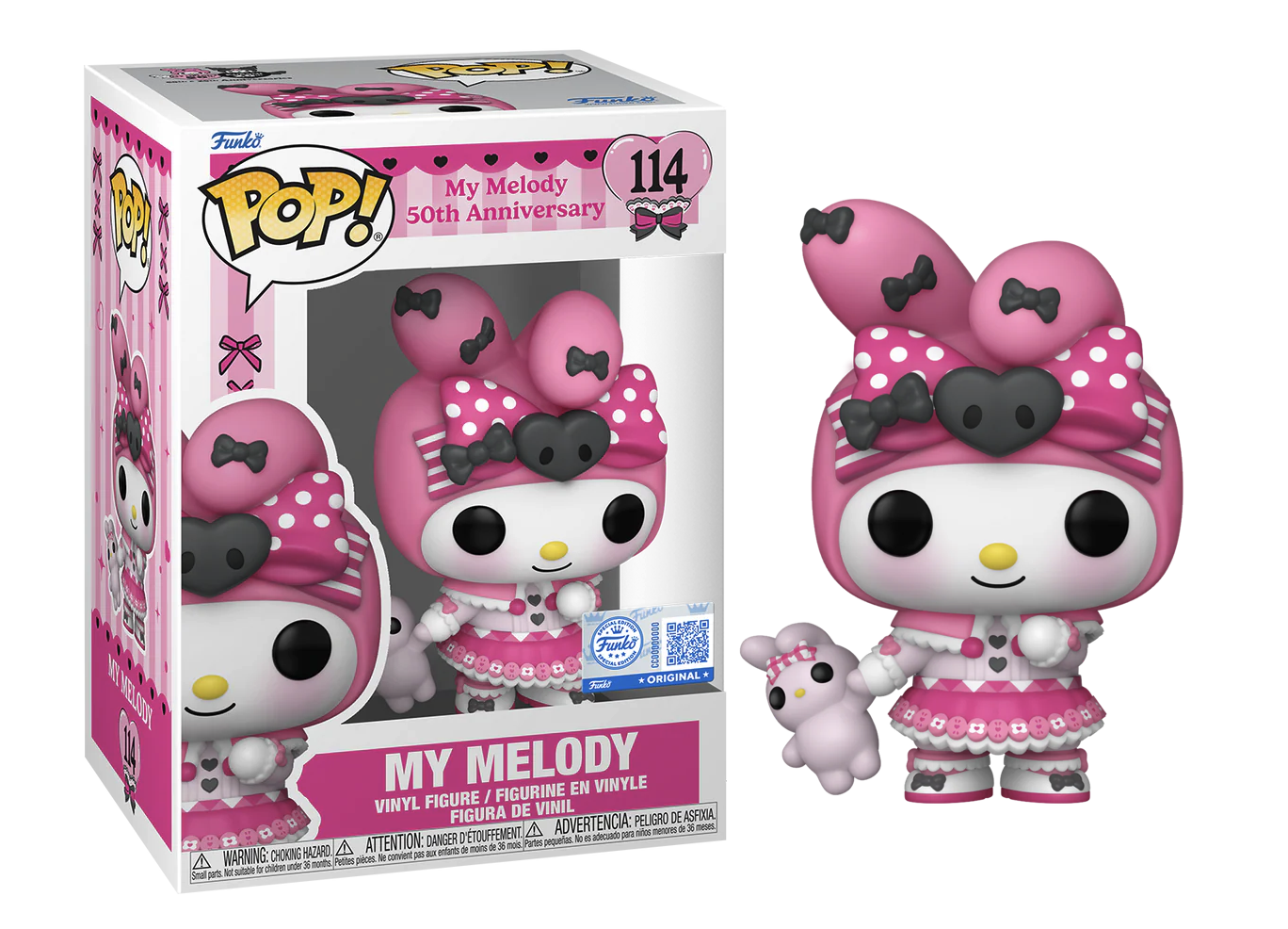 Pop My Melody avec Joue (114) - Hello Kitty & Friends (Sanrio) - Funko POP!