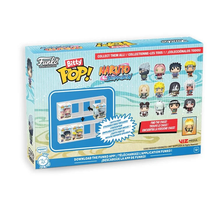 Pack collection Figurines Bitty Pop Series 1,2 et 3 - Naruto Shippuden - Funko POP!
