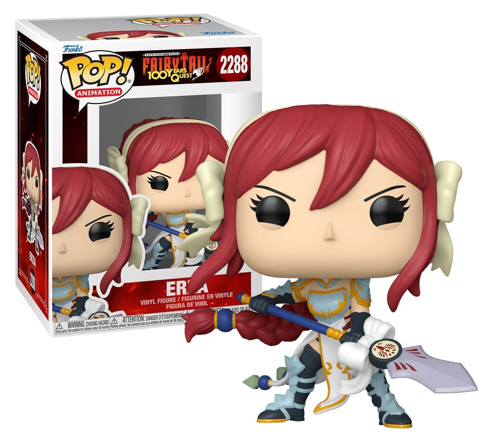 Pop Erza (2288) - Fairy Tail 100 Year Quest - Funko POP! Games Animation