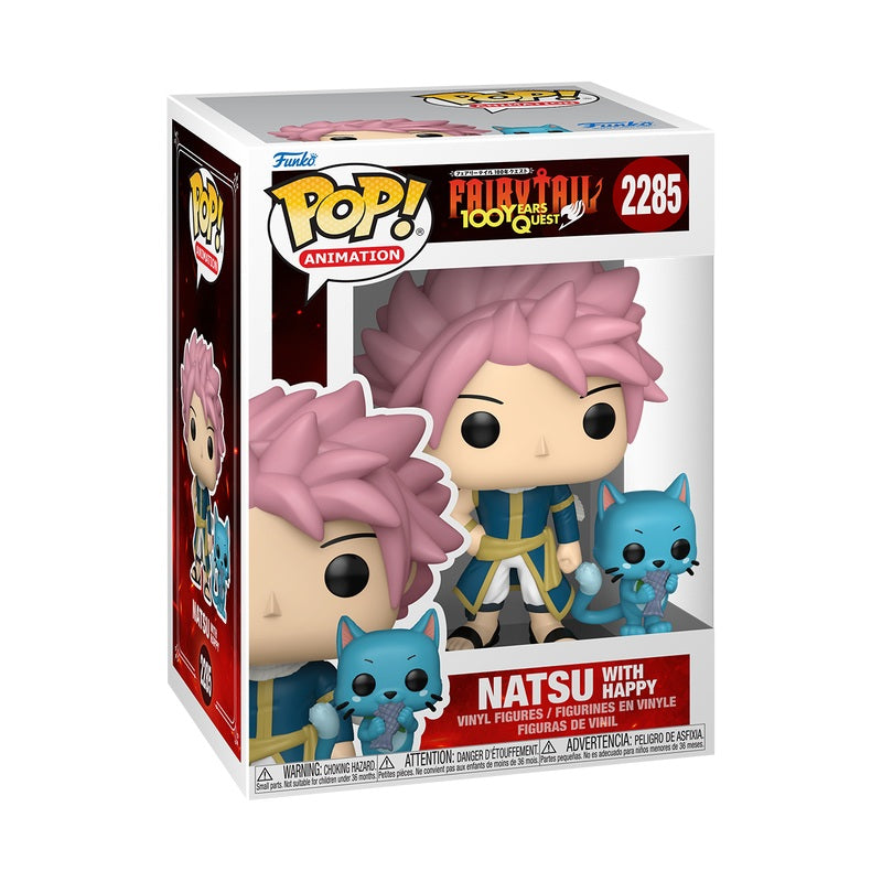 Pop Natsu & Happy (2285) - Fairy Tail 100 Year Quest - Funko POP! Games Animation