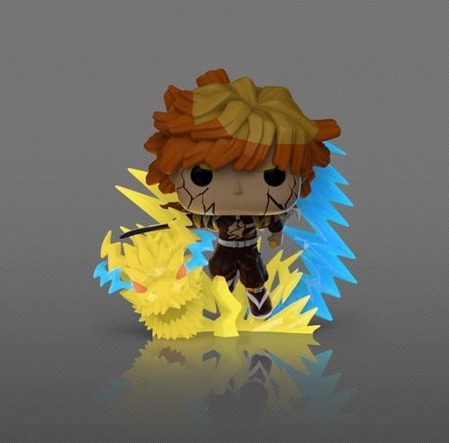 Pop Zenitsu (2502) - Demon Slayer: Kimetsu no Yaiba - Funko POP! Premium