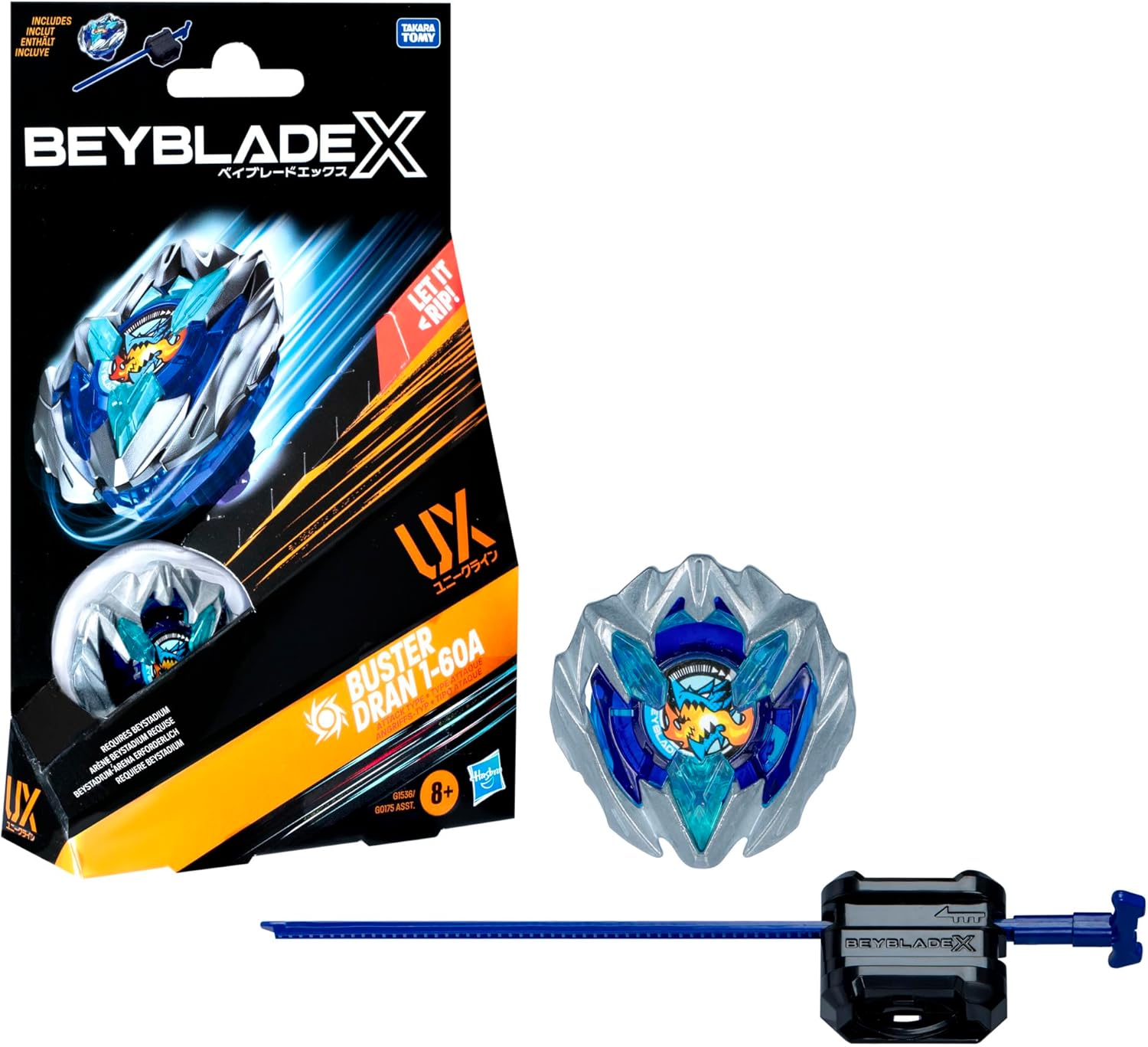 Beyblade Buster Dran 1-60A UX Starter Pack - Beyblade X