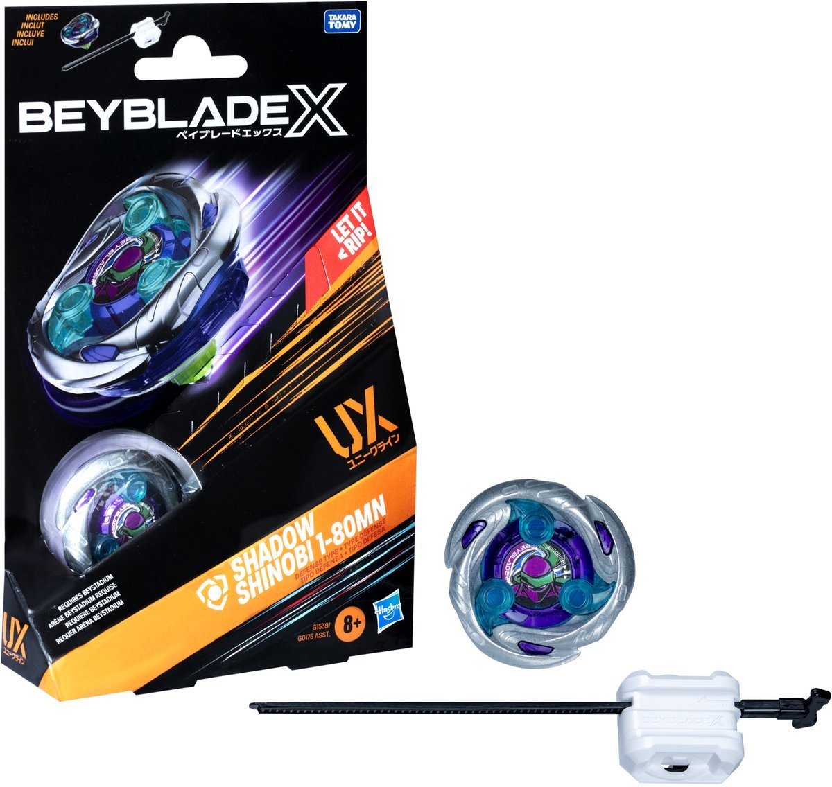 Beyblade Shadow Shinobi 1-80MN UX Starter Pack - Beyblade X