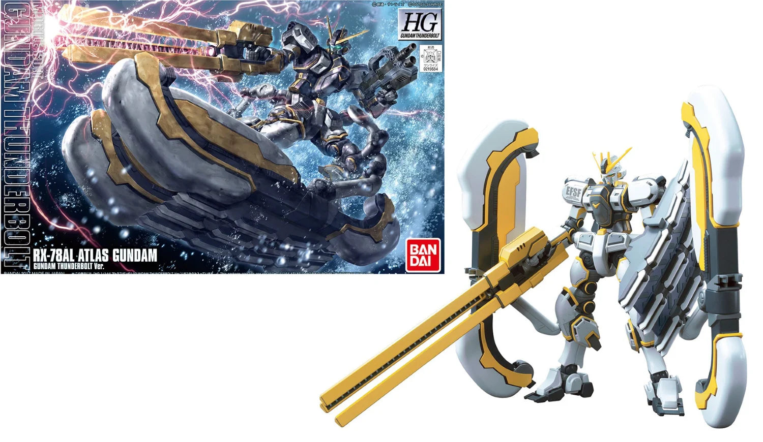 Maquette Gundam HG Atlas Thunderbolt (1/144) - Gundam - Model Kit