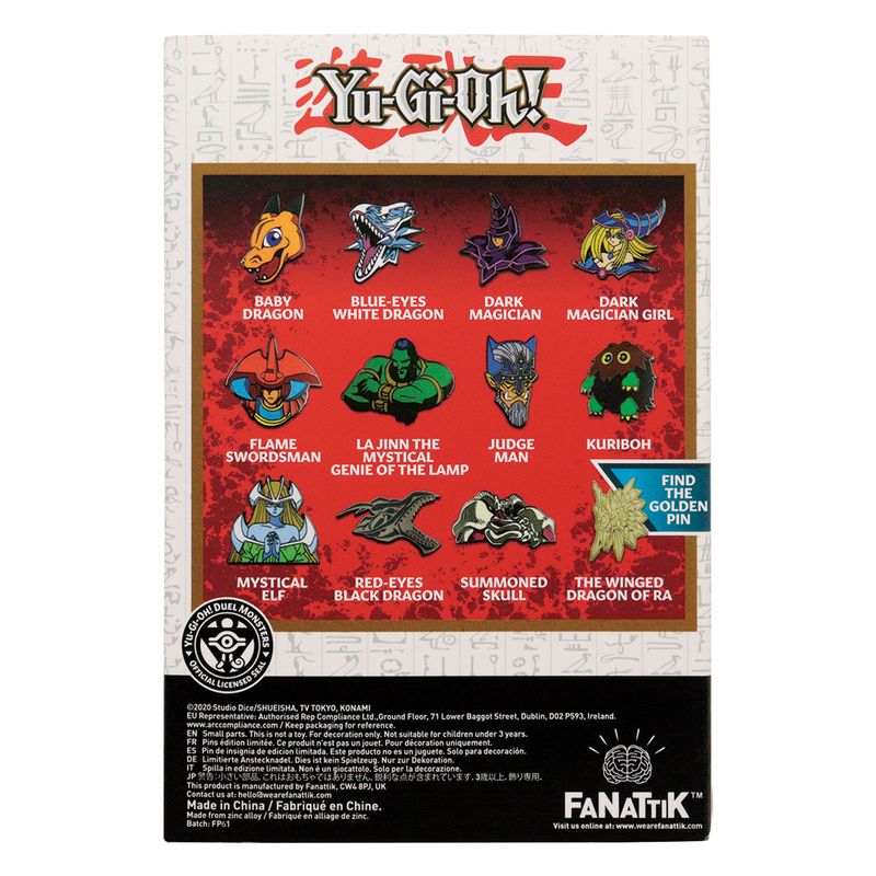 Pins mystère Yu-Gi-Oh! - Fanattik