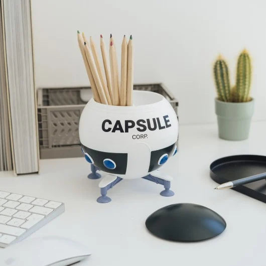 Pot à Crayon 3D Capsule Corp - Dragon Ball Z