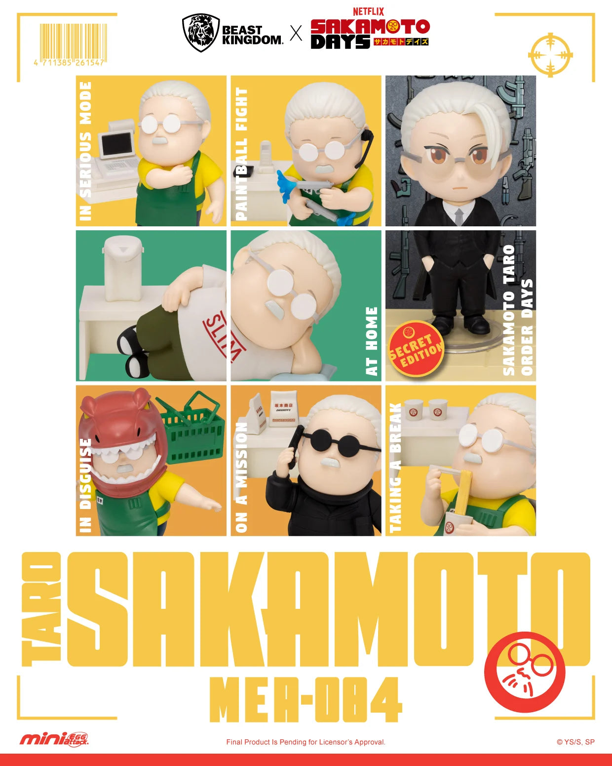 Mystery Box Figurine Taro Sakamoto - Sakamoto Days - Beast Kingdom