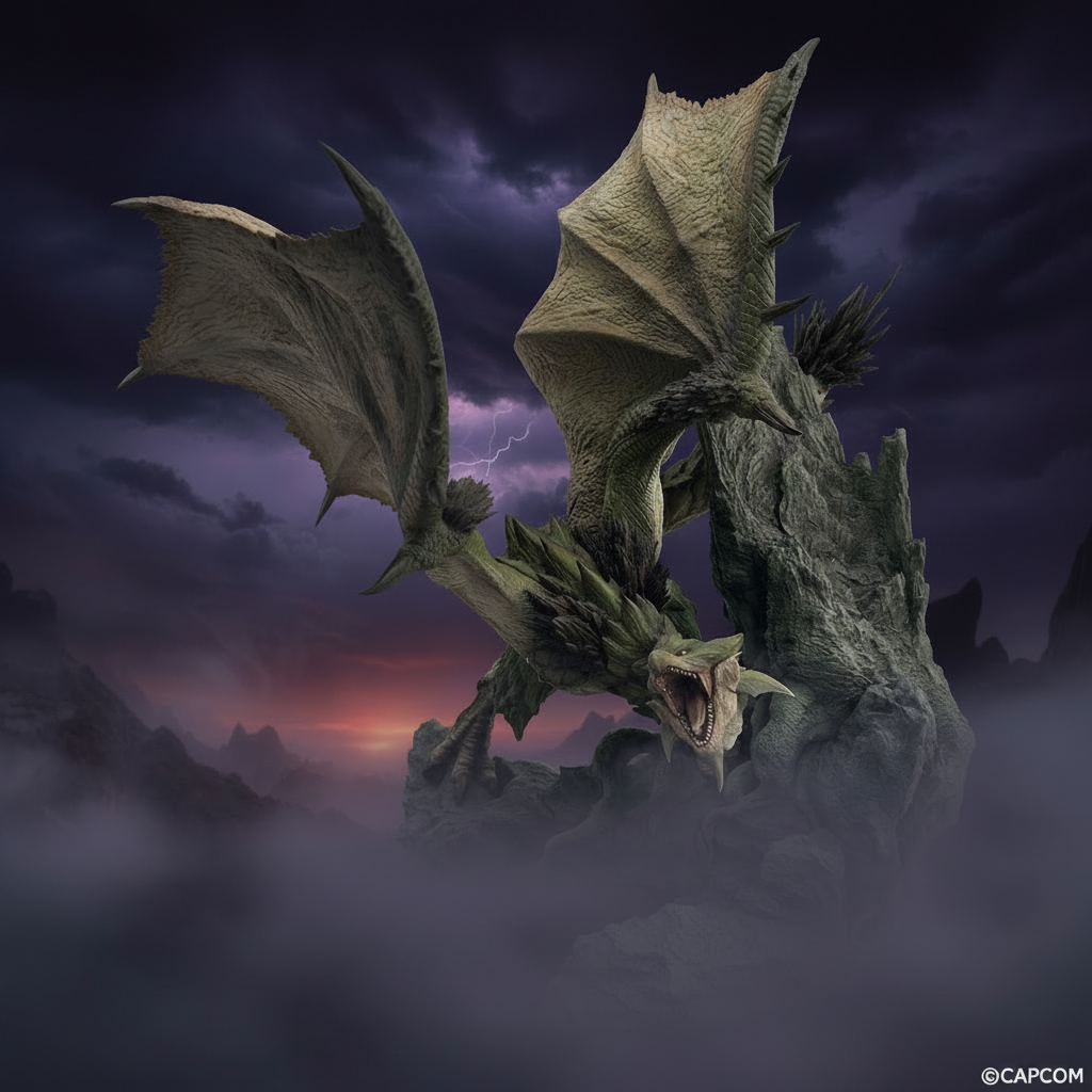 Female Fire Wyvern Rathian Figure 25cm - Monster Hunter - Capcom