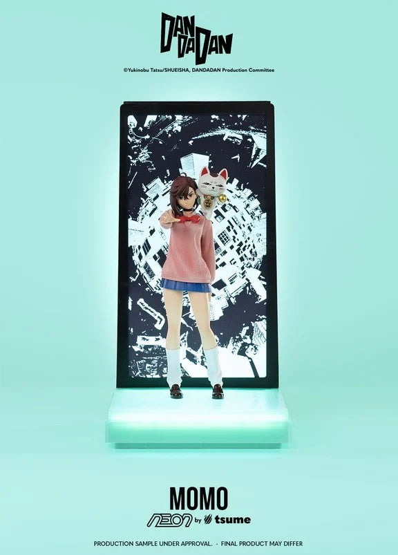 Figurine Momo Ayase & Mémé Turbo - Dandadan - Neon by Tsume