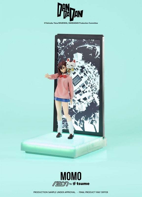 Figurine Momo Ayase & Mémé Turbo - Dandadan - Neon by Tsume