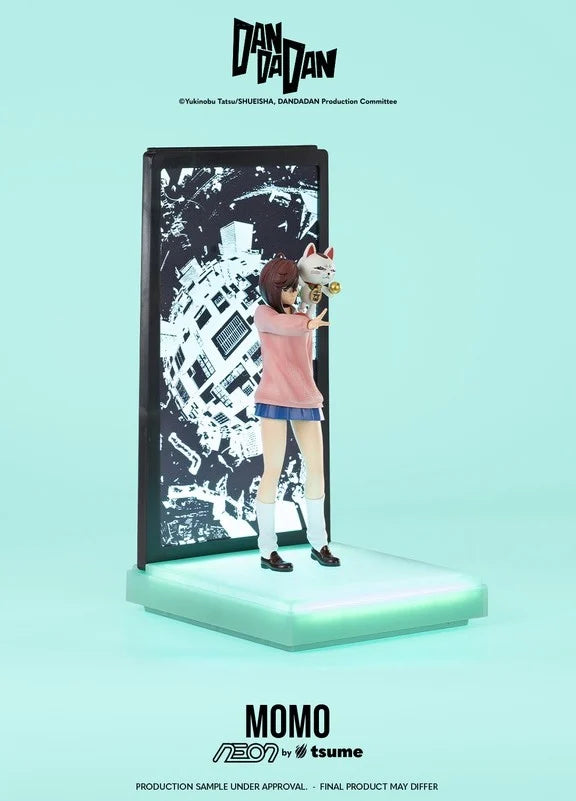 Figurine Momo Ayase & Mémé Turbo - Dandadan - Neon by Tsume