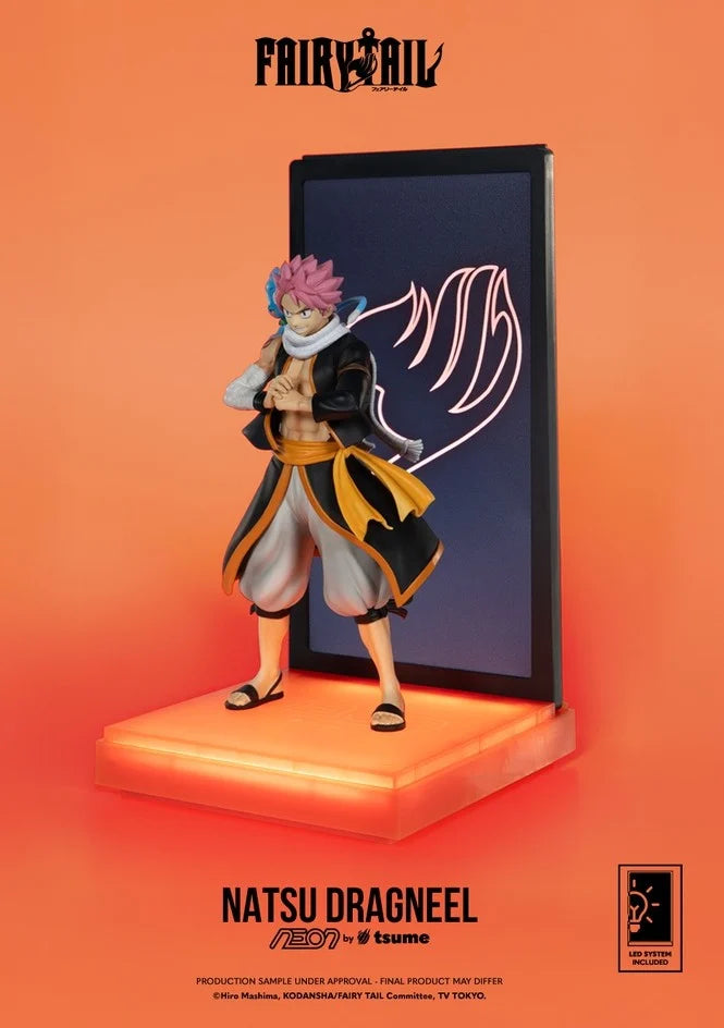 Figurine Natsu Dragneel (25cm) - Fairy Tail - Neon by Tsume