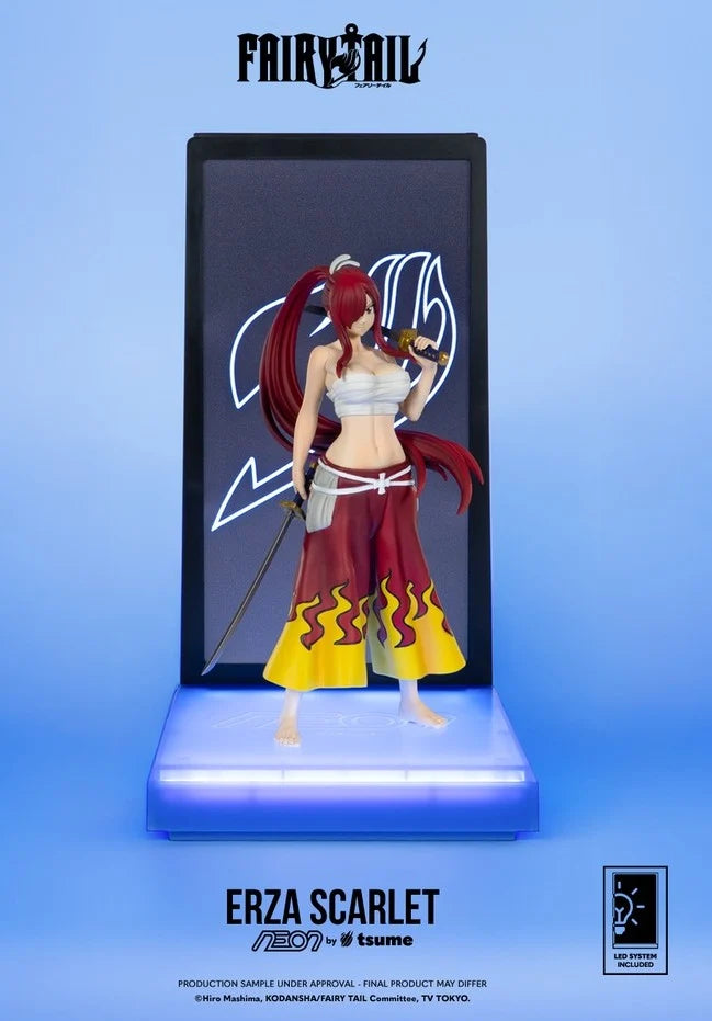 Figurine Erza Scarlet (25cm) - Fairy Tail - Neon by Tsume