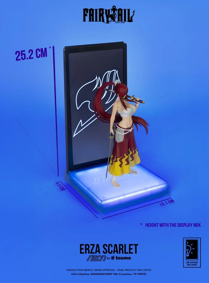 Figurine Erza Scarlet (25cm) - Fairy Tail - Neon by Tsume