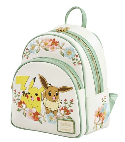 Mini Sac à Dos Loungefly Pikachu et Evoli - Pokémon