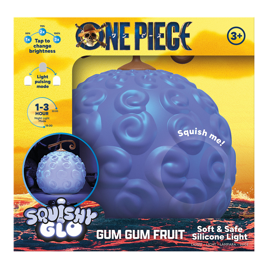 Lampe Gum Gum Fruit SquishyGlo Rechargeable - One Piece Netflix
