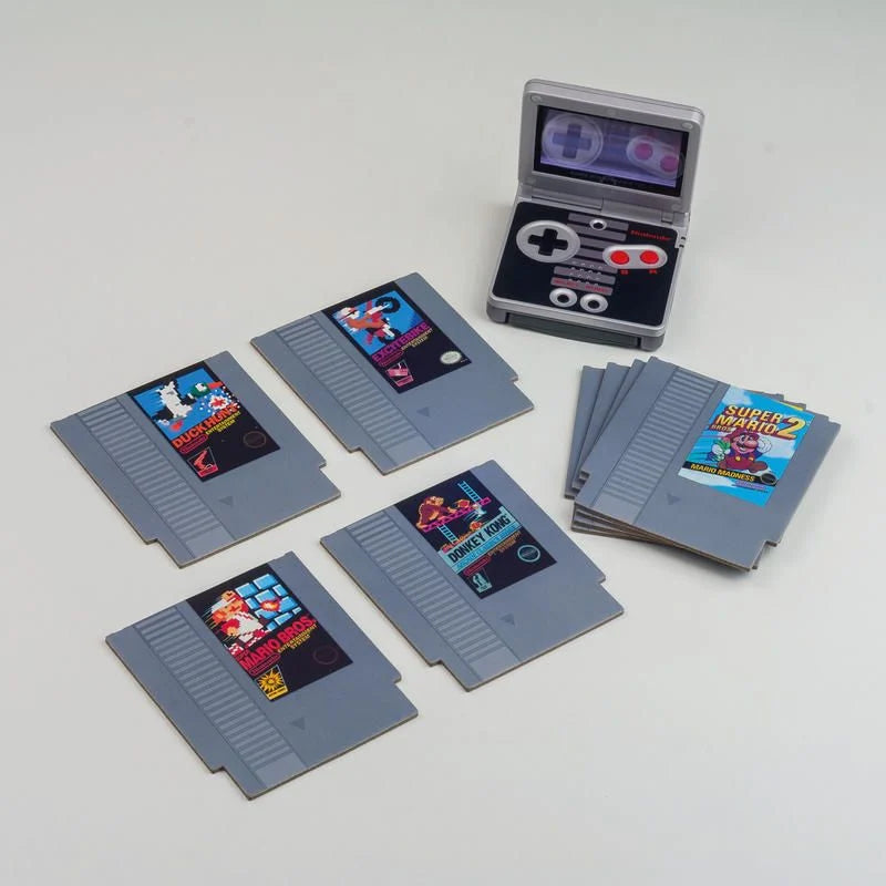 Lot de 8 Sous-Verres NES Cartouche- NES - Nintendo