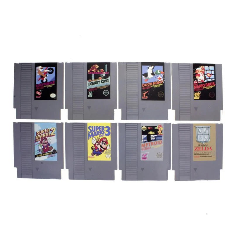 Lot de 8 Sous-Verres NES Cartouche- NES - Nintendo