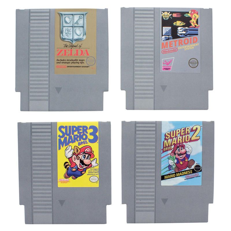 Lot de 8 Sous-Verres NES Cartouche- NES - Nintendo