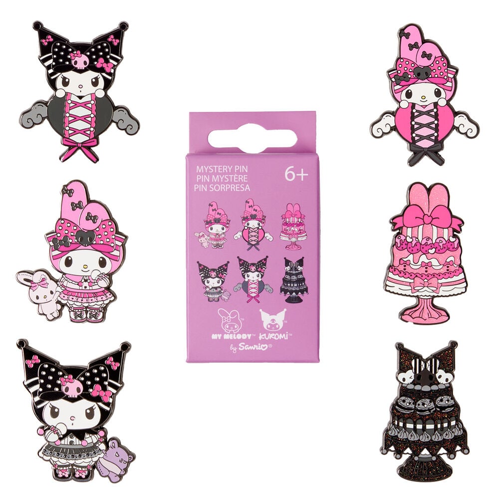 Pins mystère en émail Kuromi & My Melody - Hello Kitty & Friends (Sanrio) - Loungefly