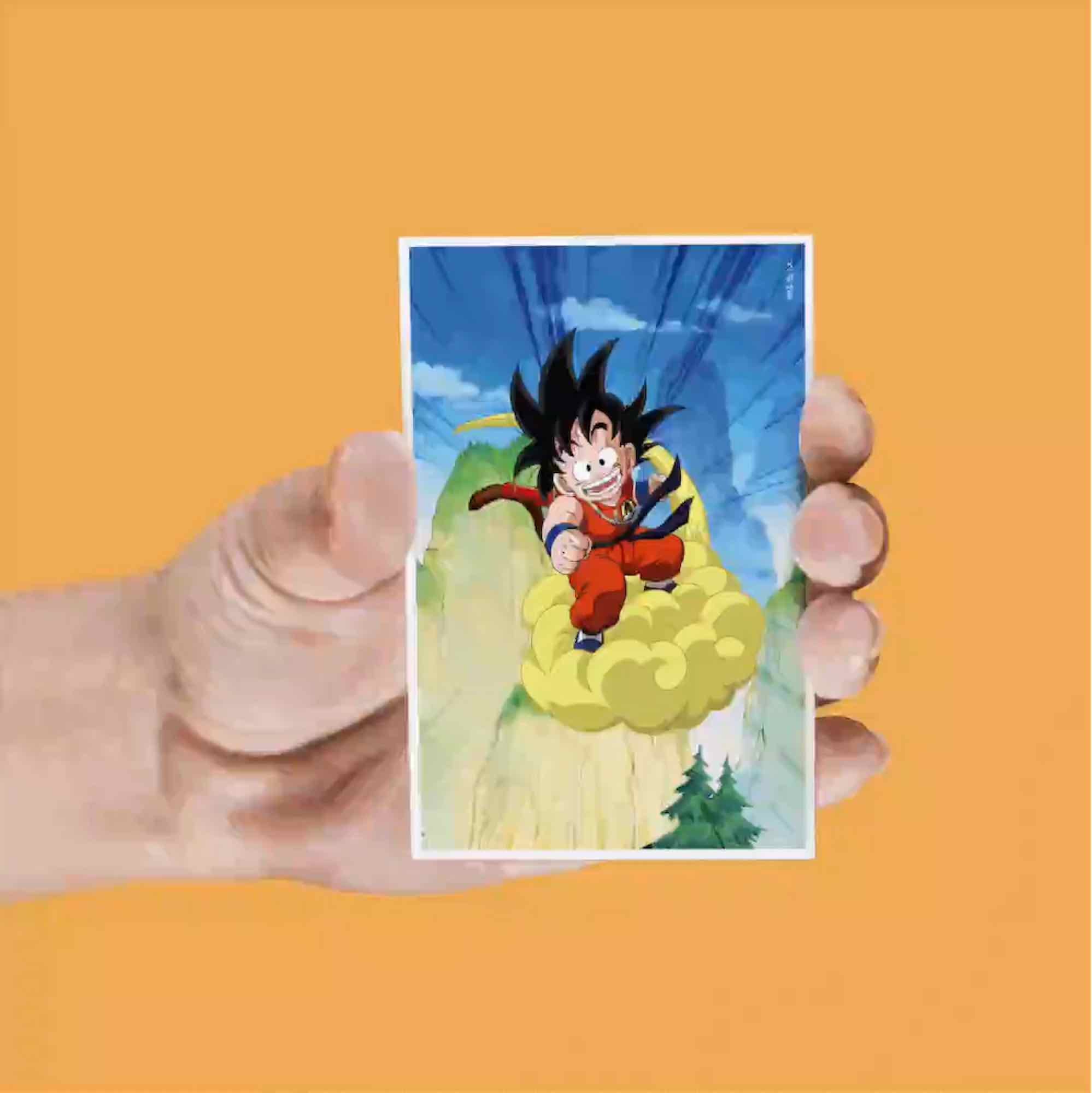 Set de 4 magnet Lenticulaire Personnages - Dragon Ball Z