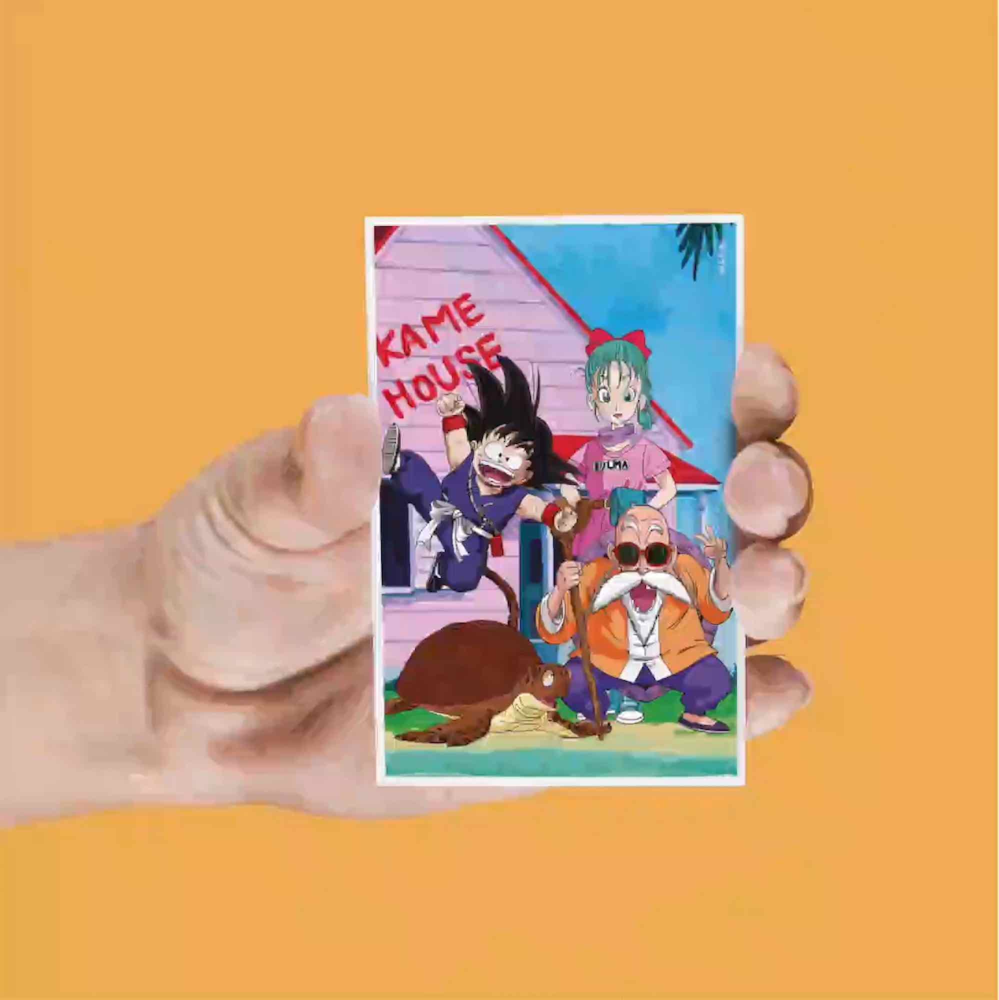 Set de 4 magnet Lenticulaire Personnages - Dragon Ball Z
