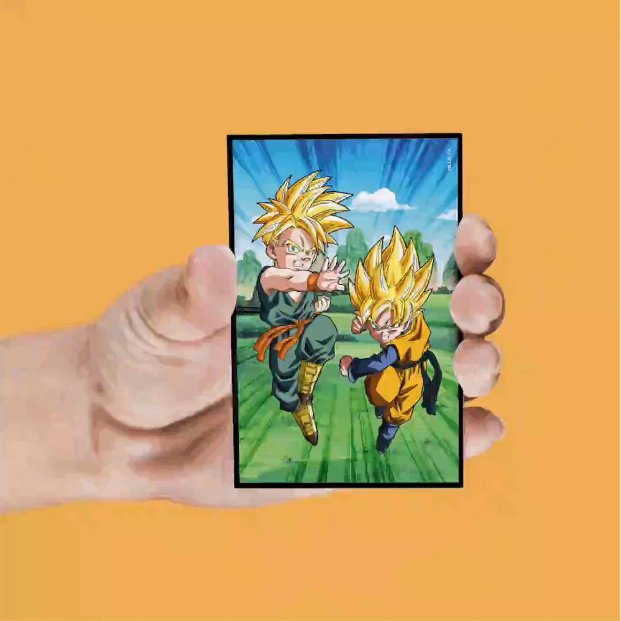 Set de 4 magnet lenticulaire Personnages 2 - Dragon Ball Z