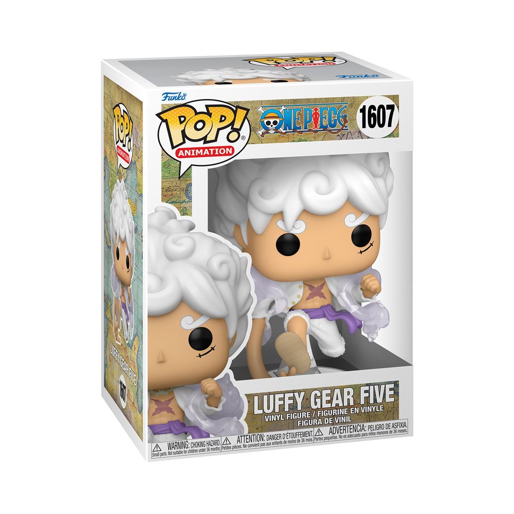 Pop Monkey D. Luffy Gear 5 (1607) Floked - One Piece - Funko POP! Animation