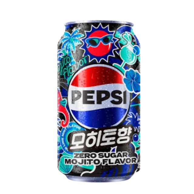 Canette Lotte Chilsung Pepsi Zero Sugar Mojito Flavor (355ml)