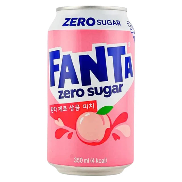 Canette Fanta Korea Zero Sugar Peach (350ml)