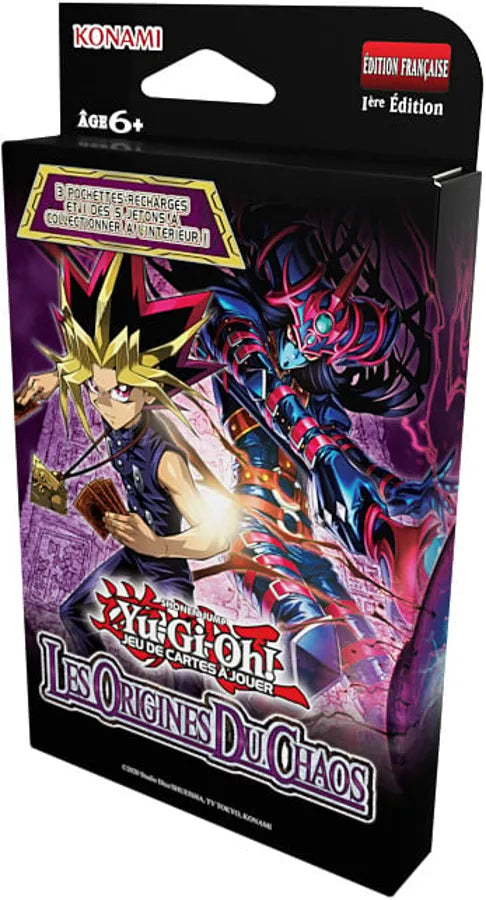 Pack de 3 Boosters Origines du Chaos FR - Yu-Gi-Oh JCC - Konami