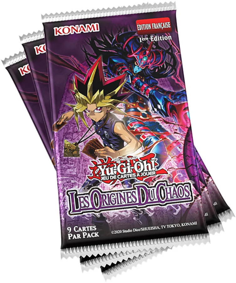 Pack de 3 Boosters Origines du Chaos FR - Yu-Gi-Oh JCC - Konami