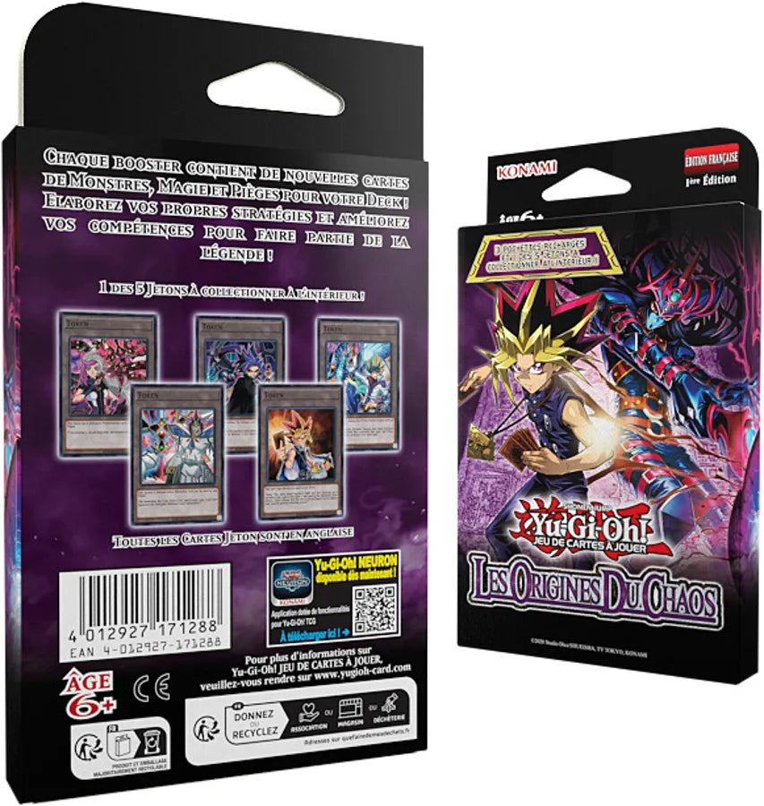 Pack de 3 Boosters Origines du Chaos FR - Yu-Gi-Oh JCC - Konami